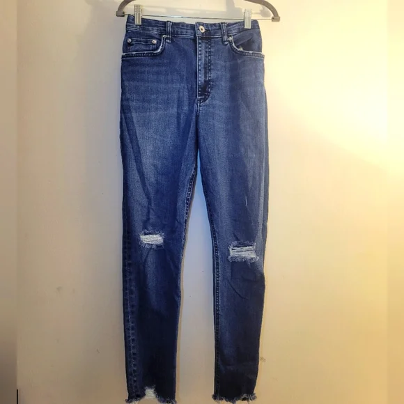 RAG AND BONE Nina High Rise Ankle Skinny Size 31 - Picture 8 of 16